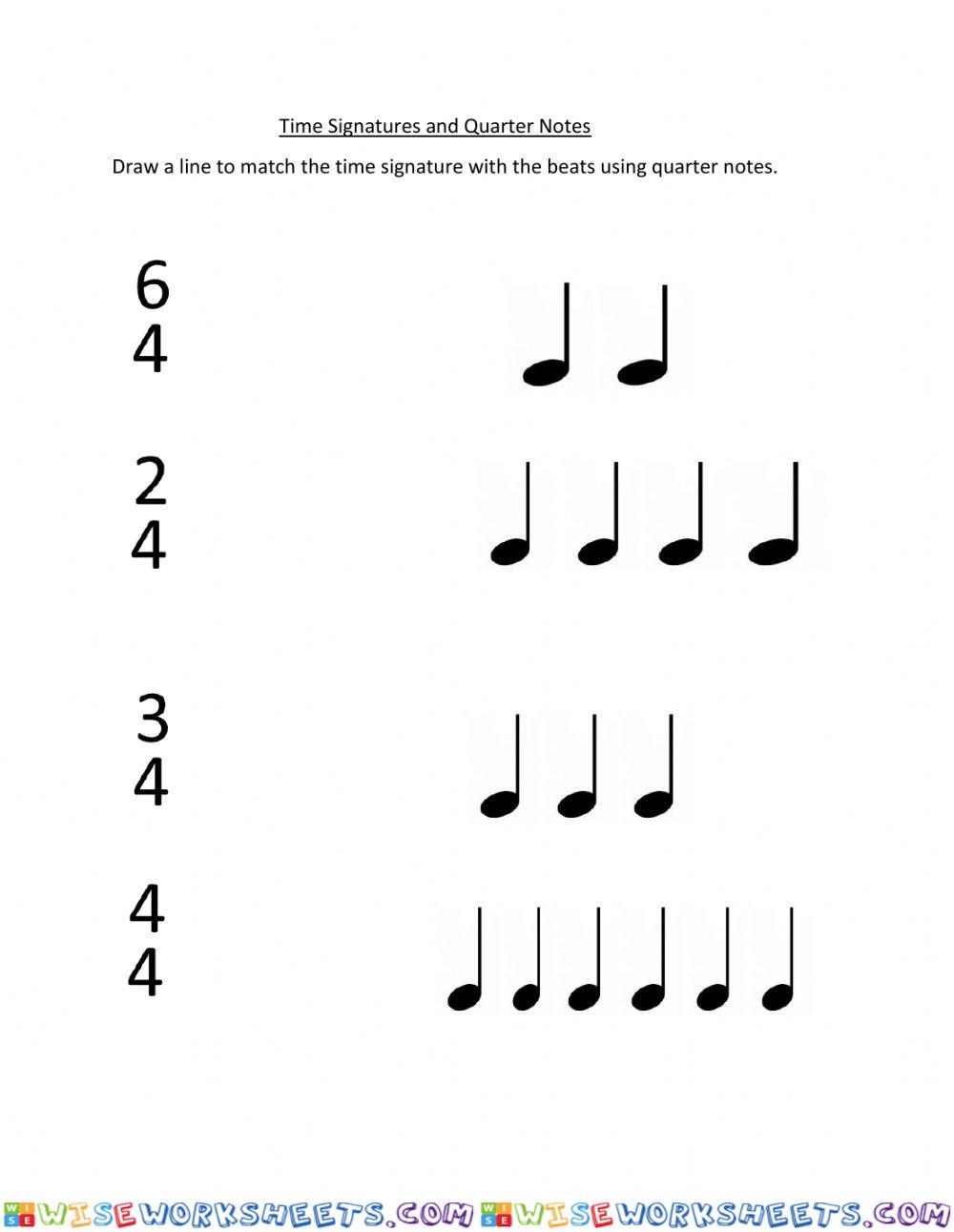 Time Signatures and Quarter Notes