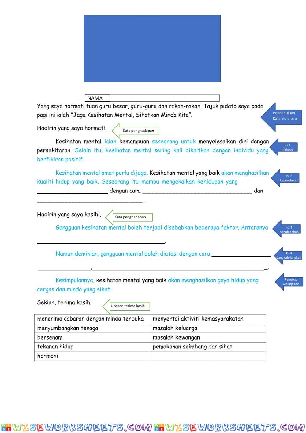Karangan kesihatan mental