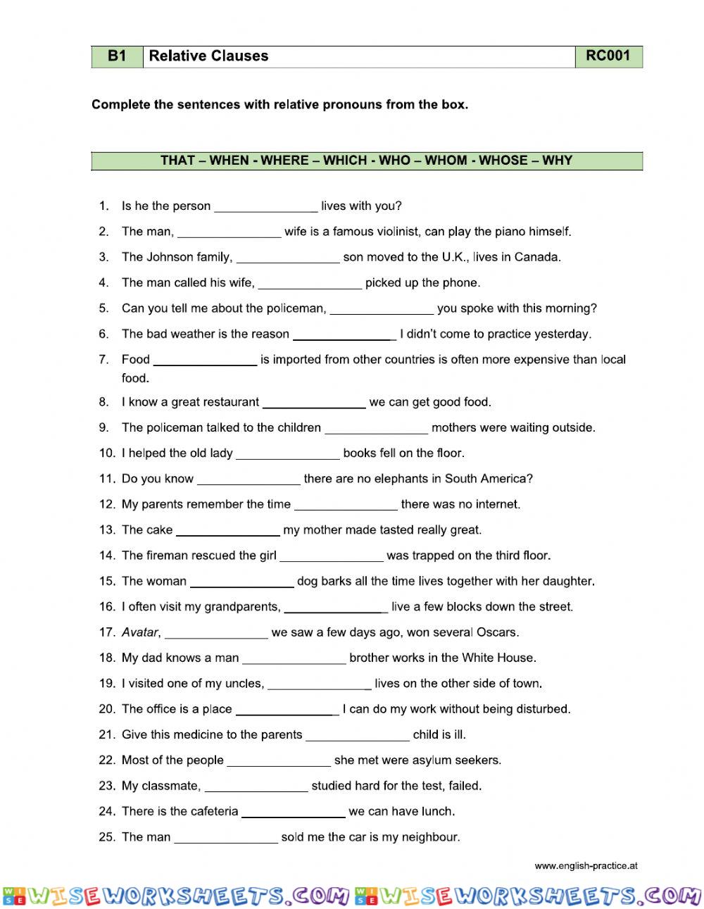 worksheet