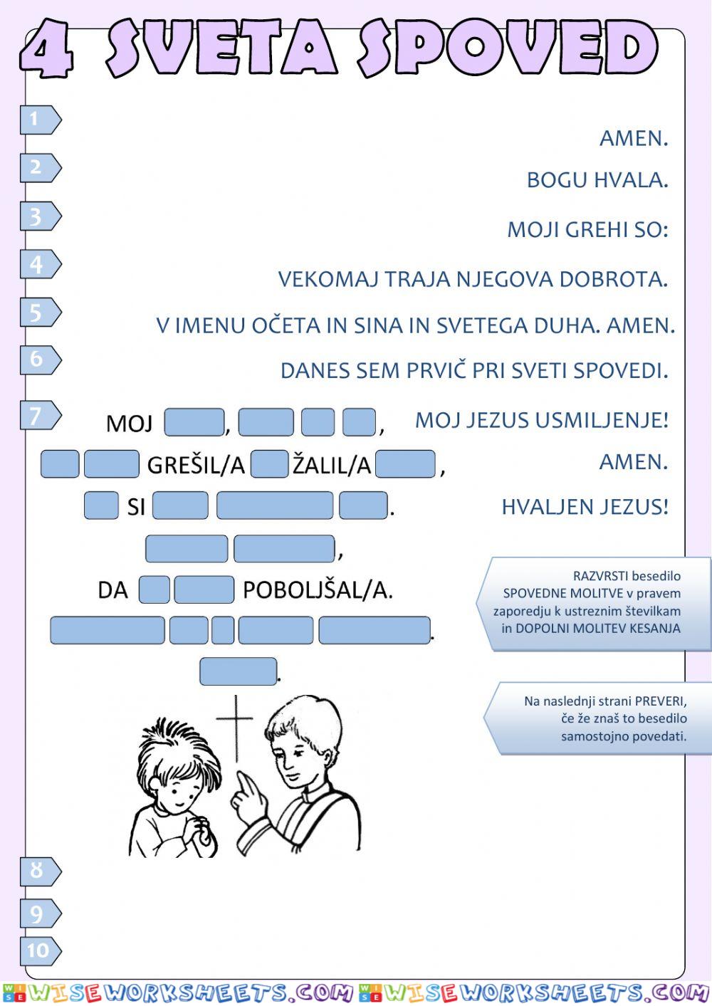 Spovedna molitev