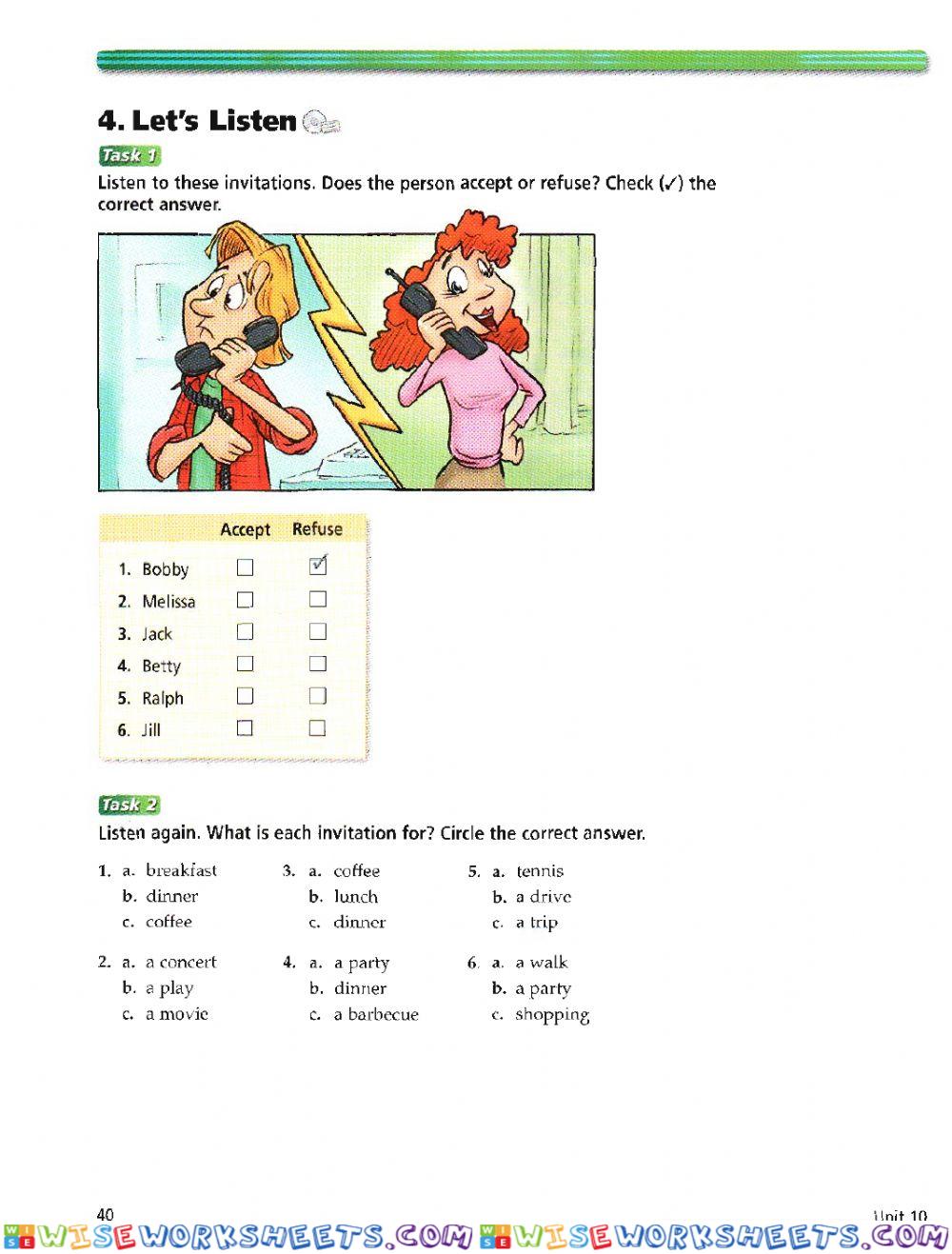 worksheet