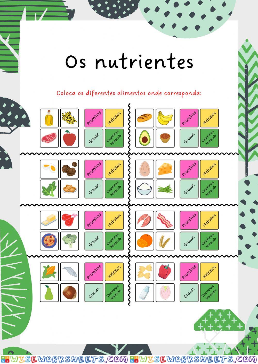 Os Nutrientes