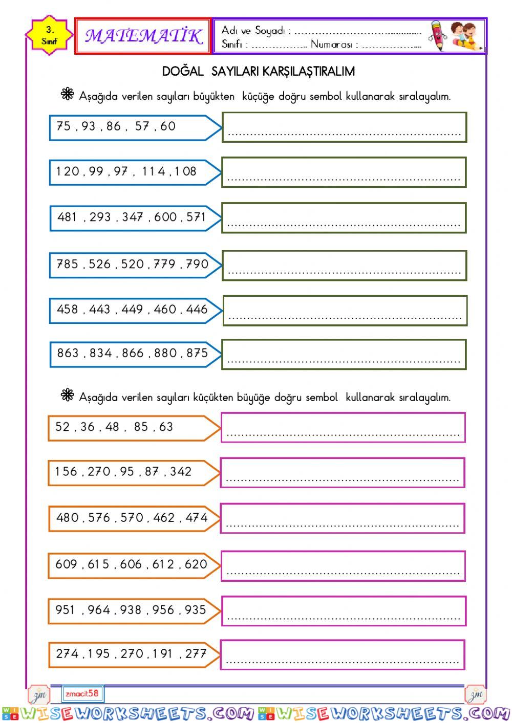 worksheet