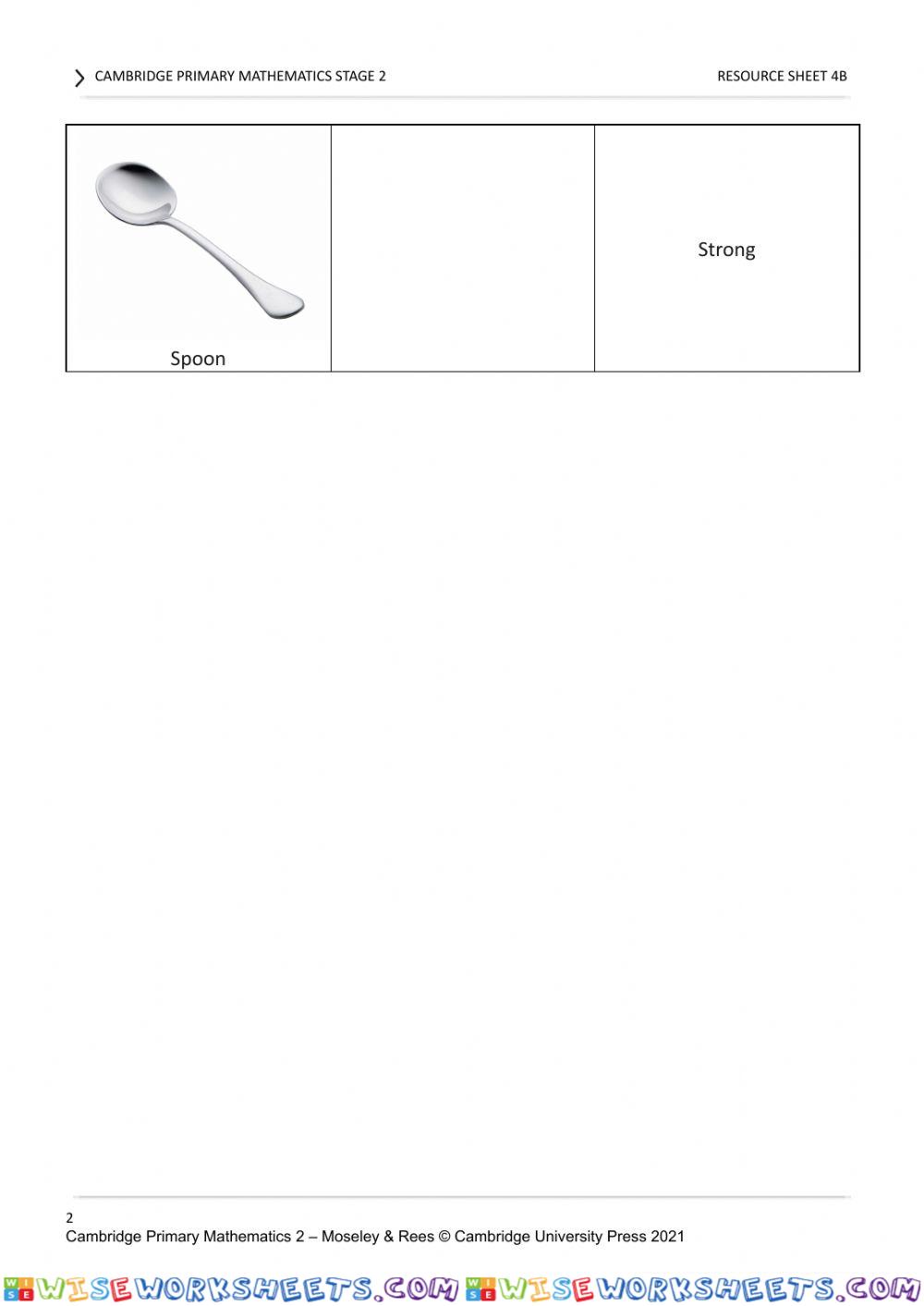worksheet