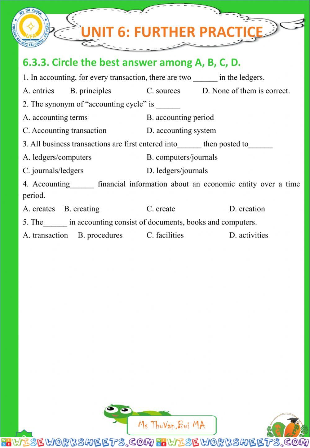 worksheet