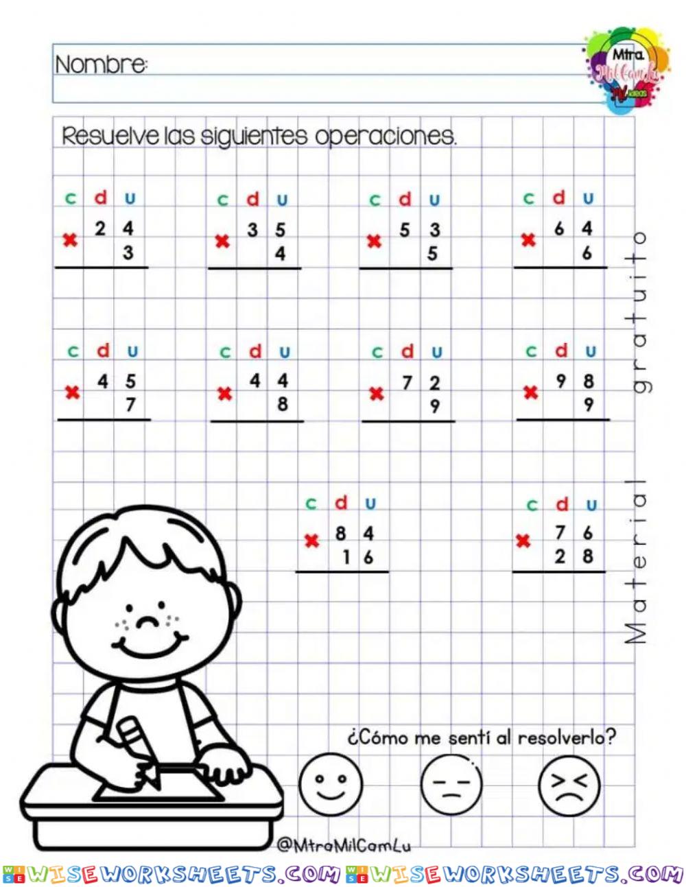 Multiplicaciónes!