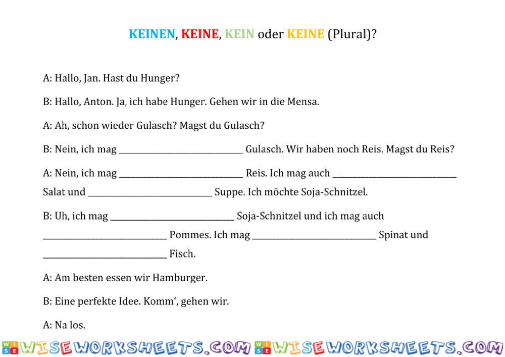worksheet