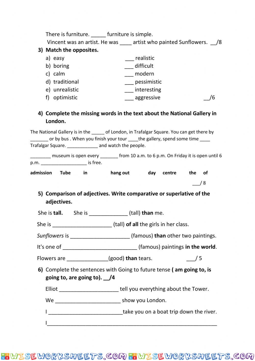 worksheet