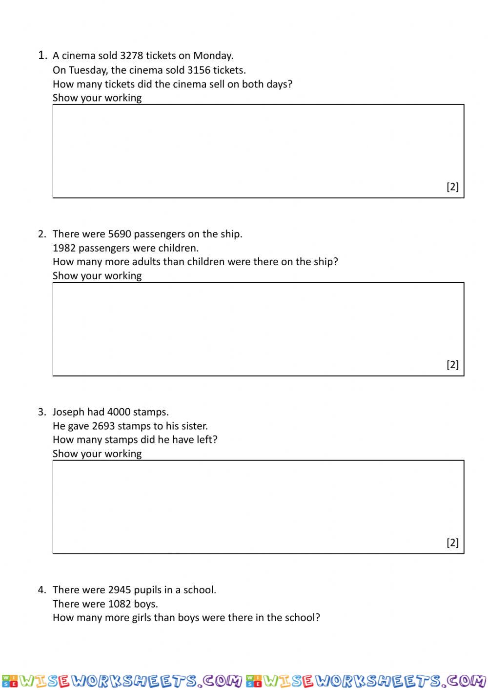 worksheet