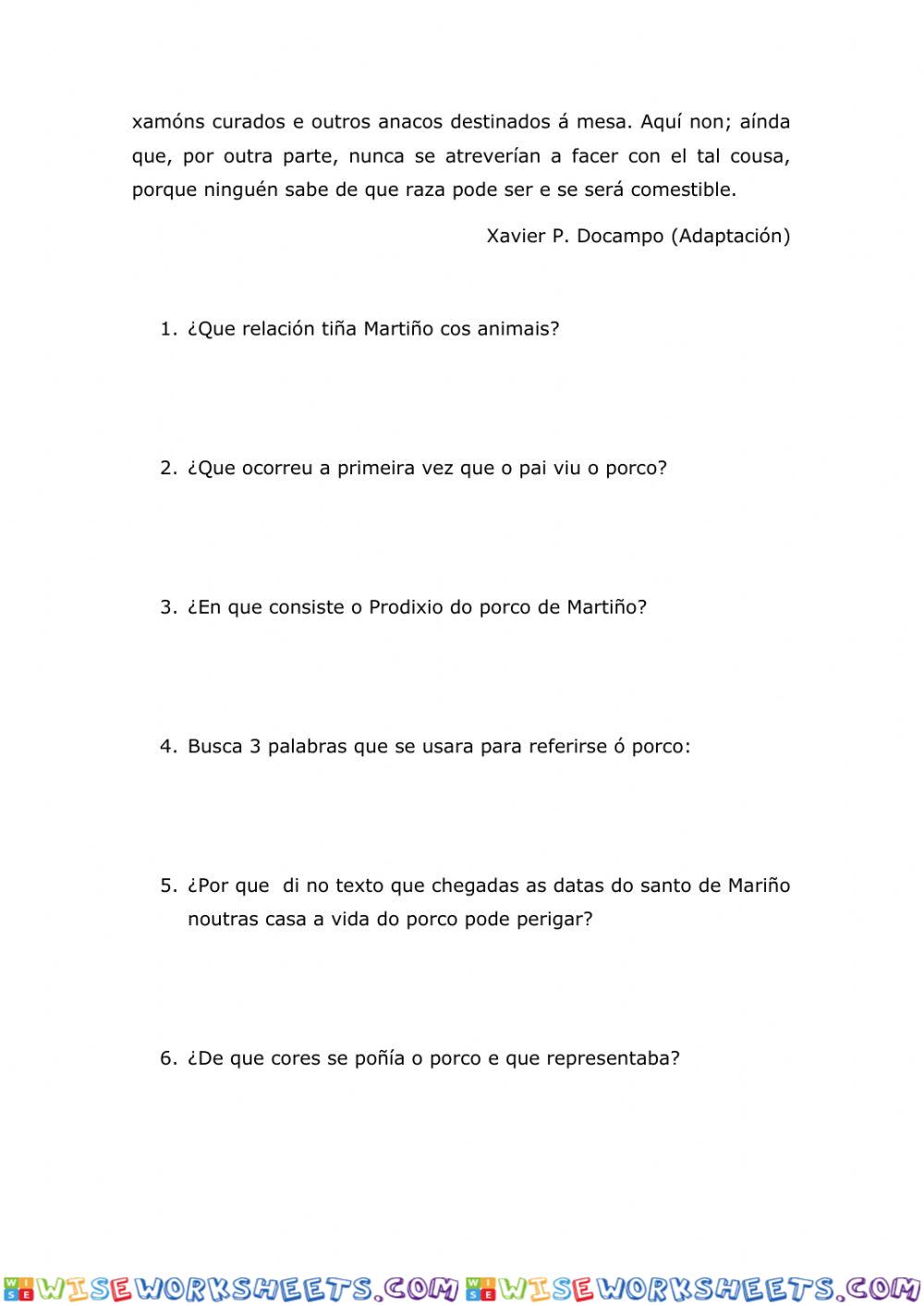 worksheet