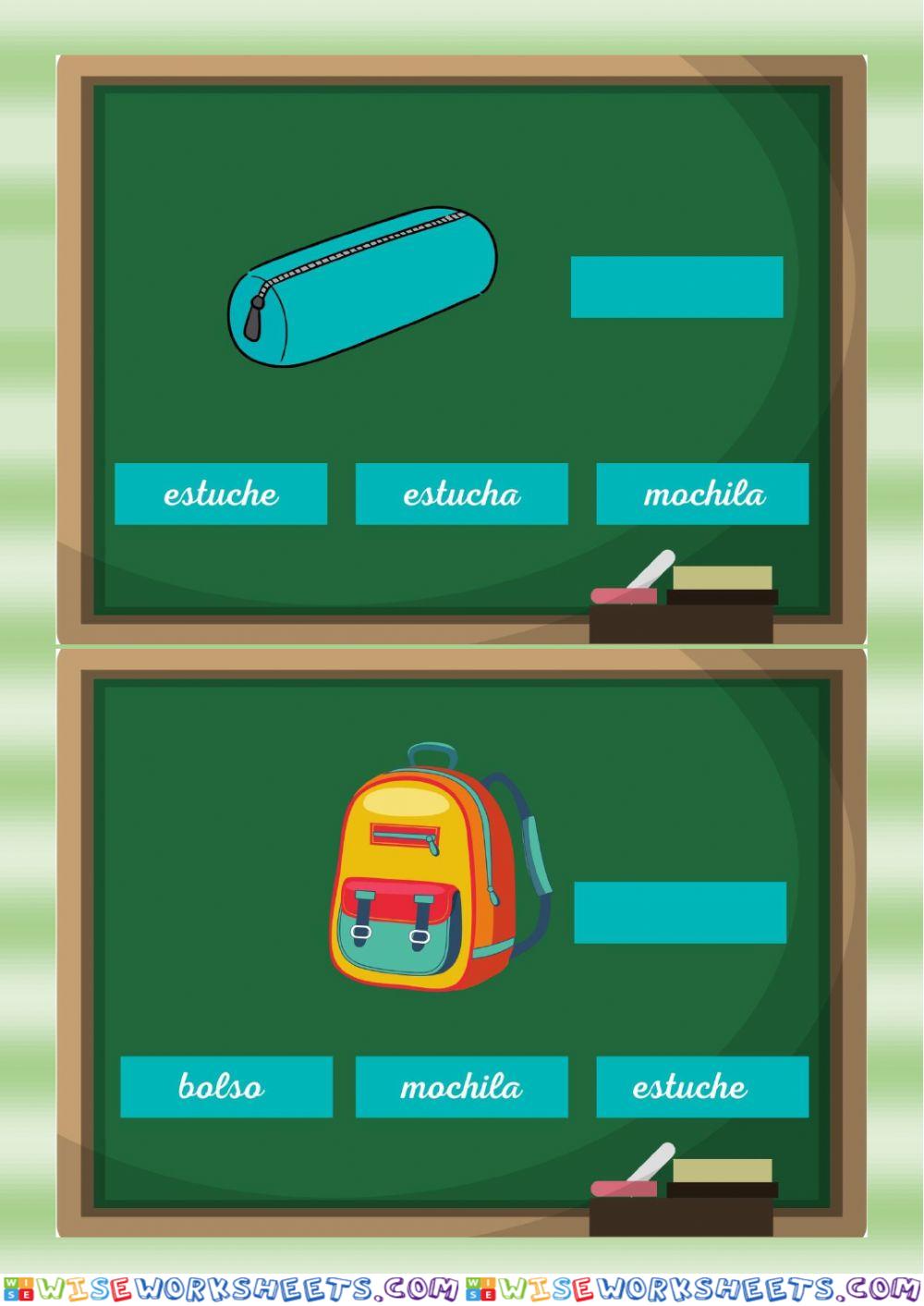 Vocabulario: mi colegio