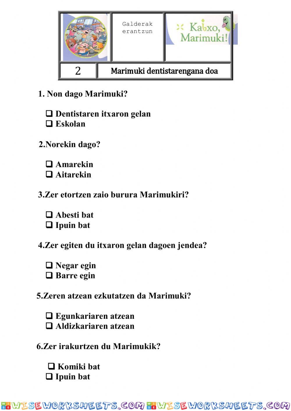 Marimuki dentistarengana doa