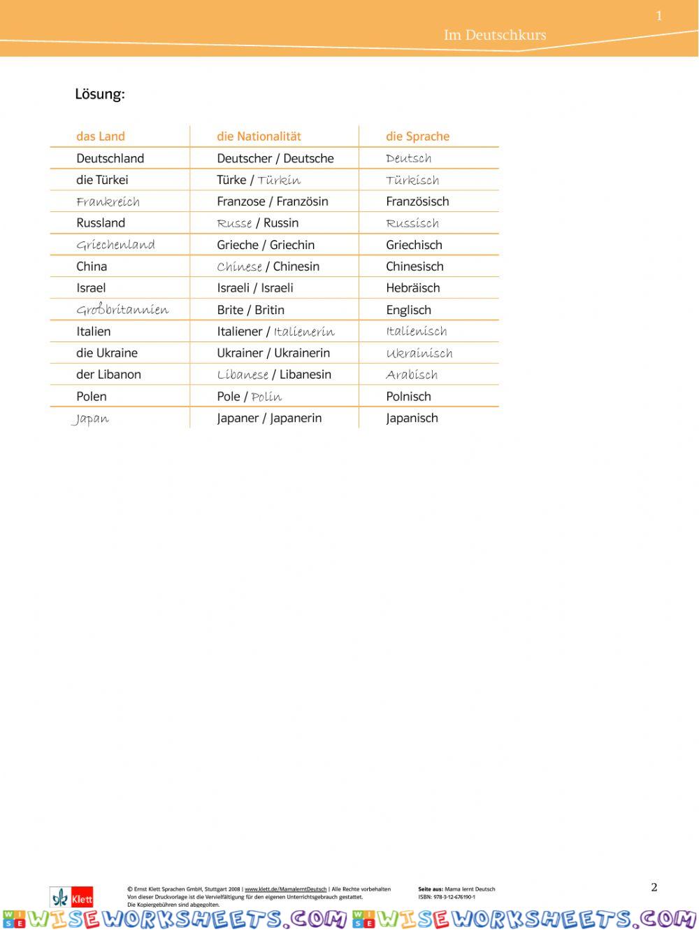 worksheet