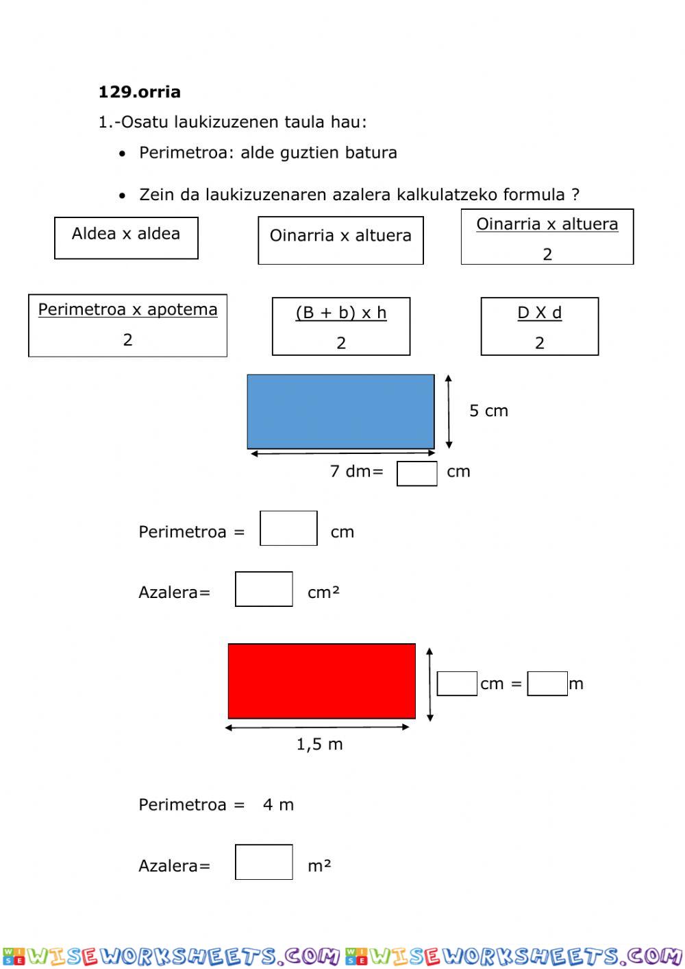 worksheet