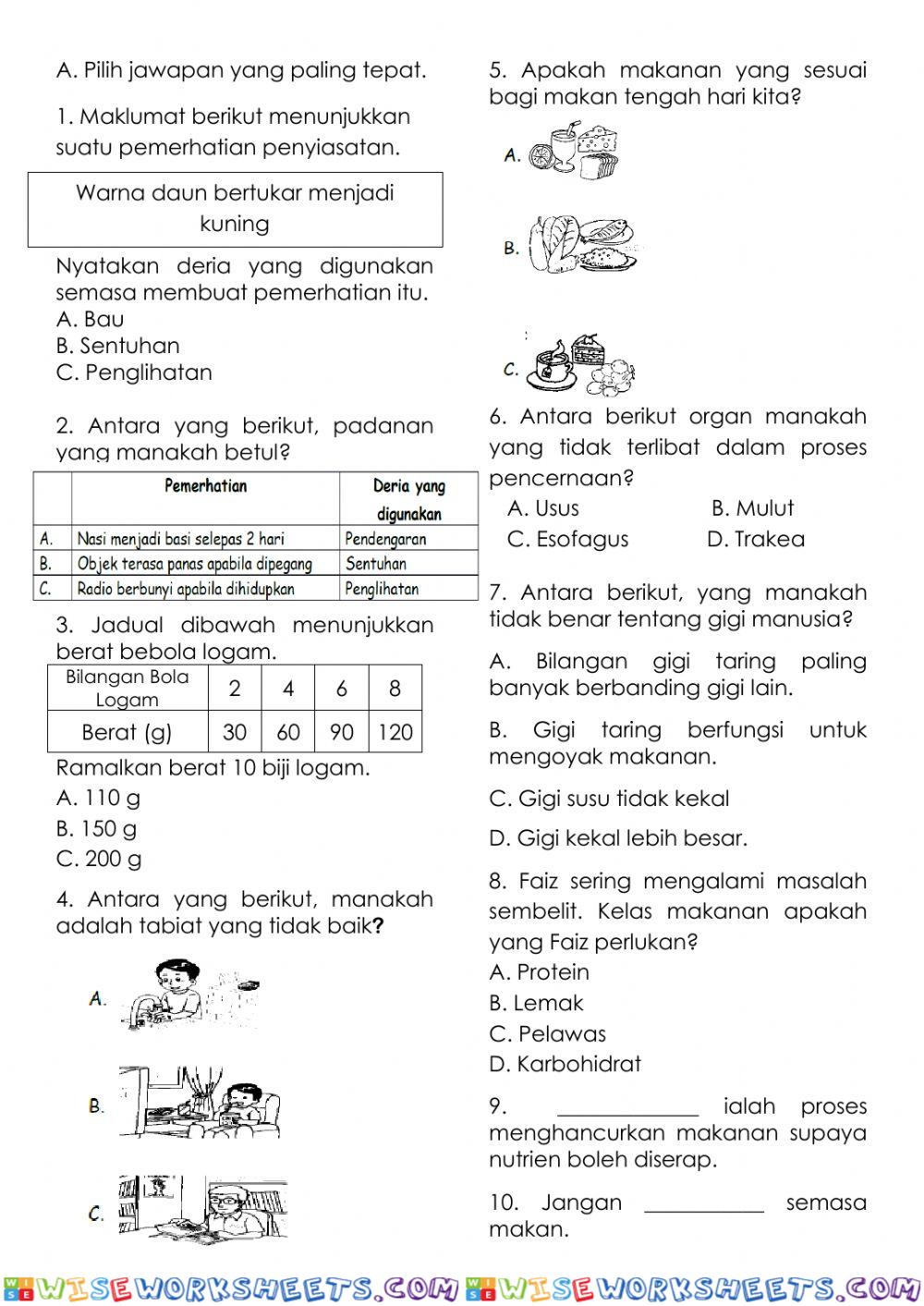 SN LPAT Tahun 3 Page 1