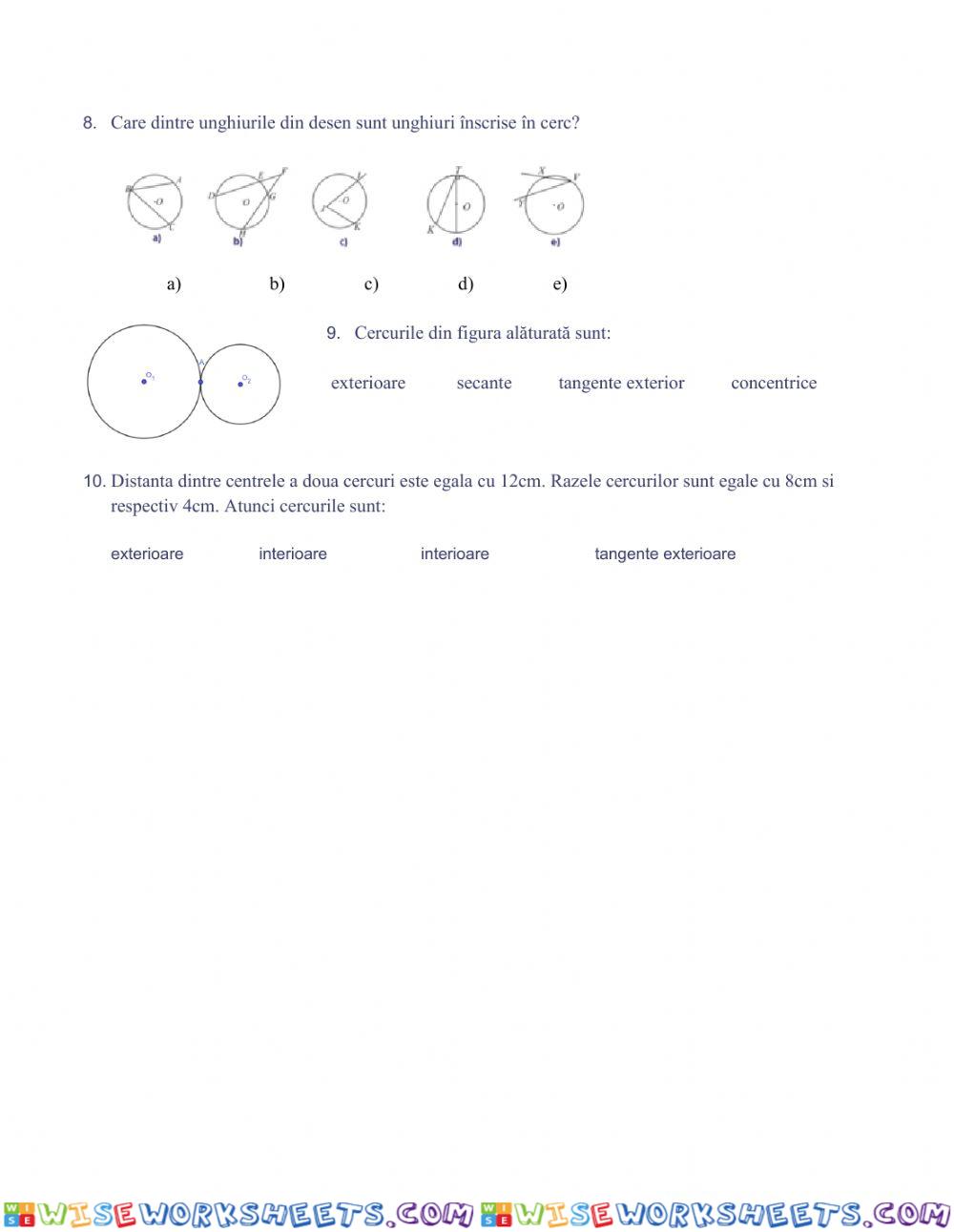 worksheet