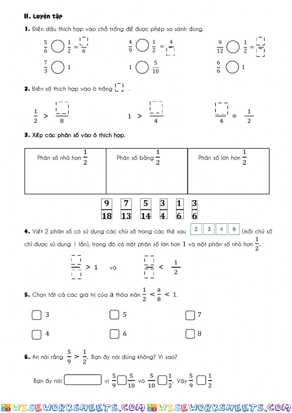 worksheet