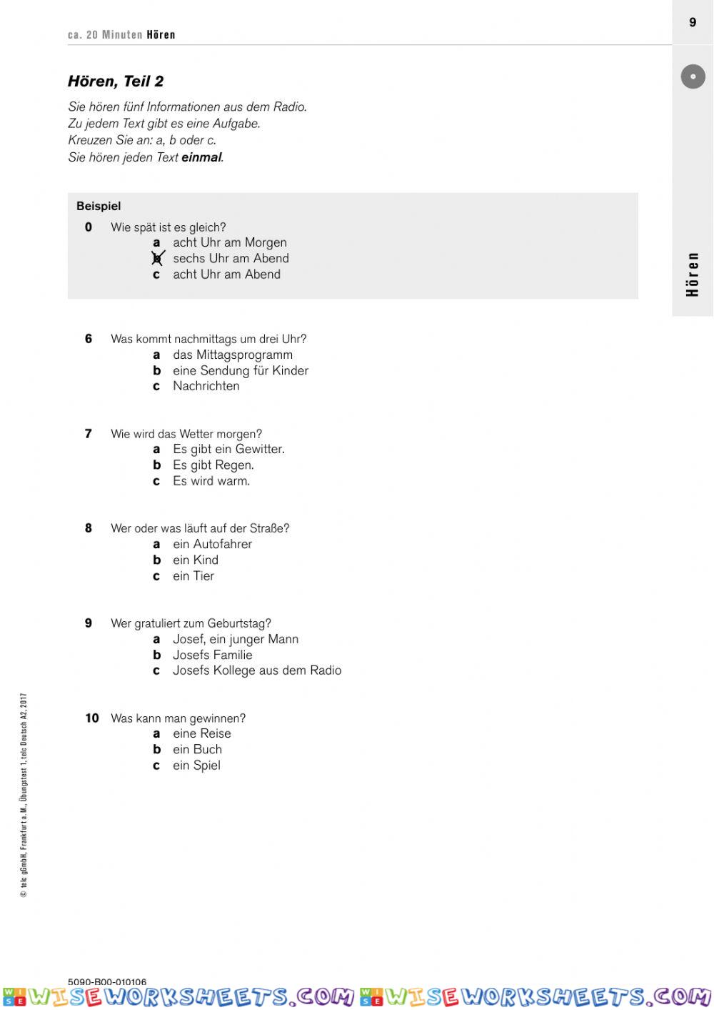 worksheet