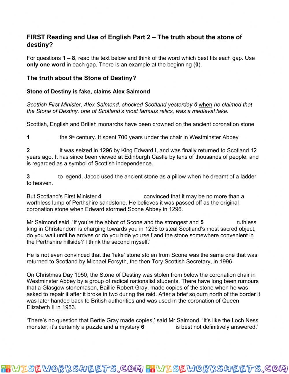 worksheet