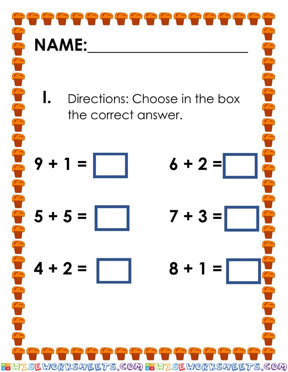 Selection choice