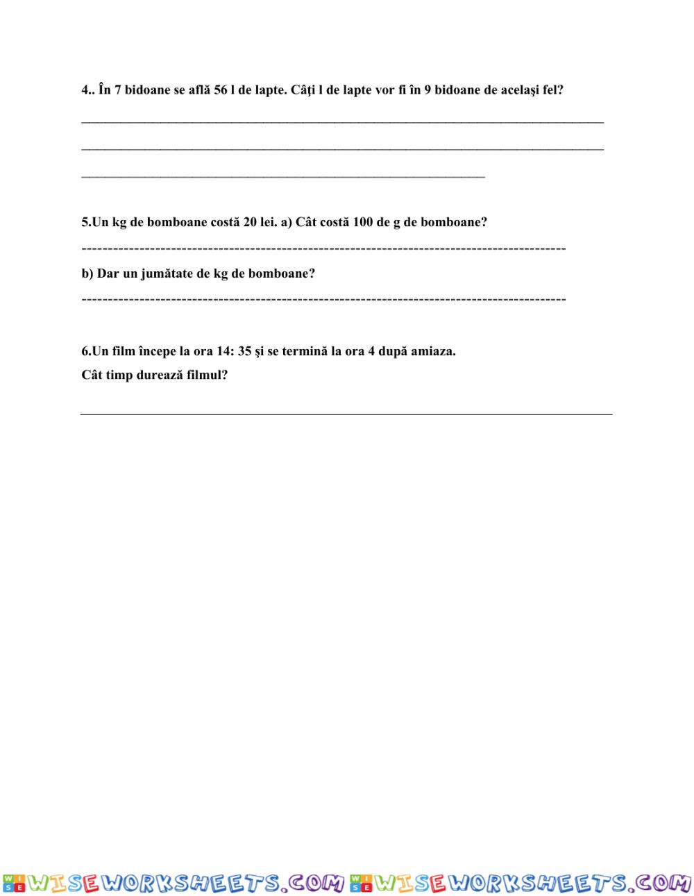 worksheet