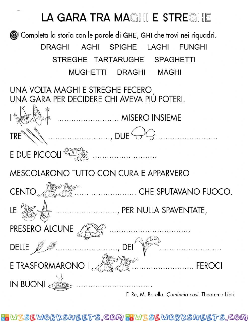 La gara tra maghi e streghe