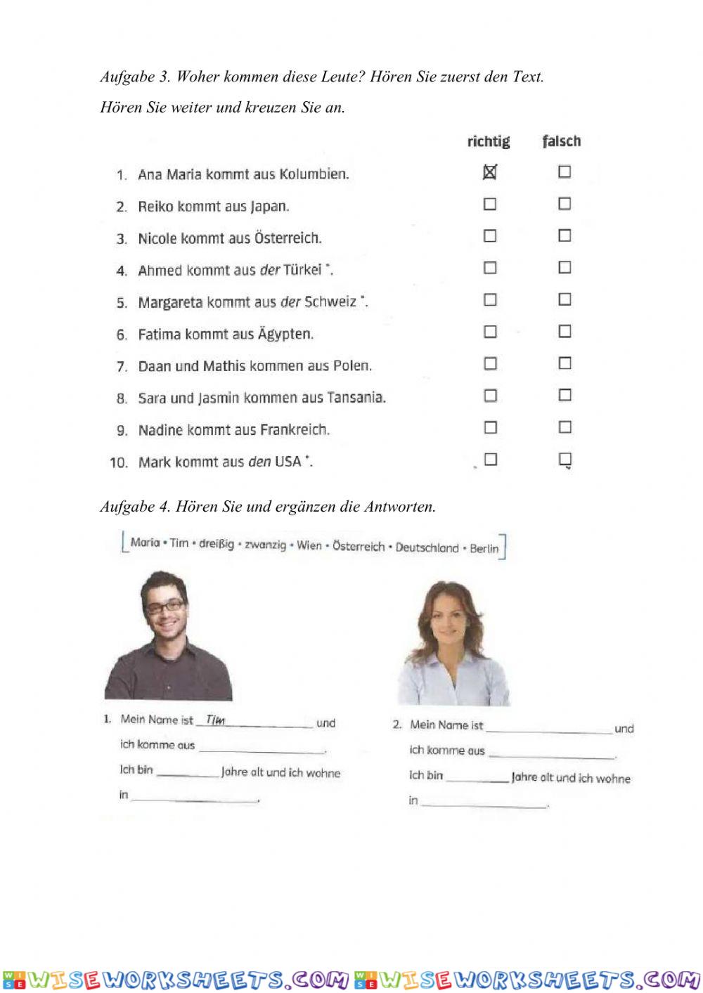 worksheet