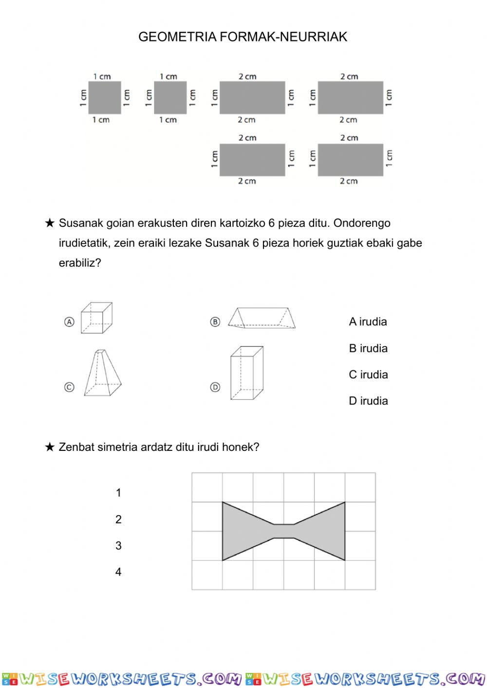 worksheet