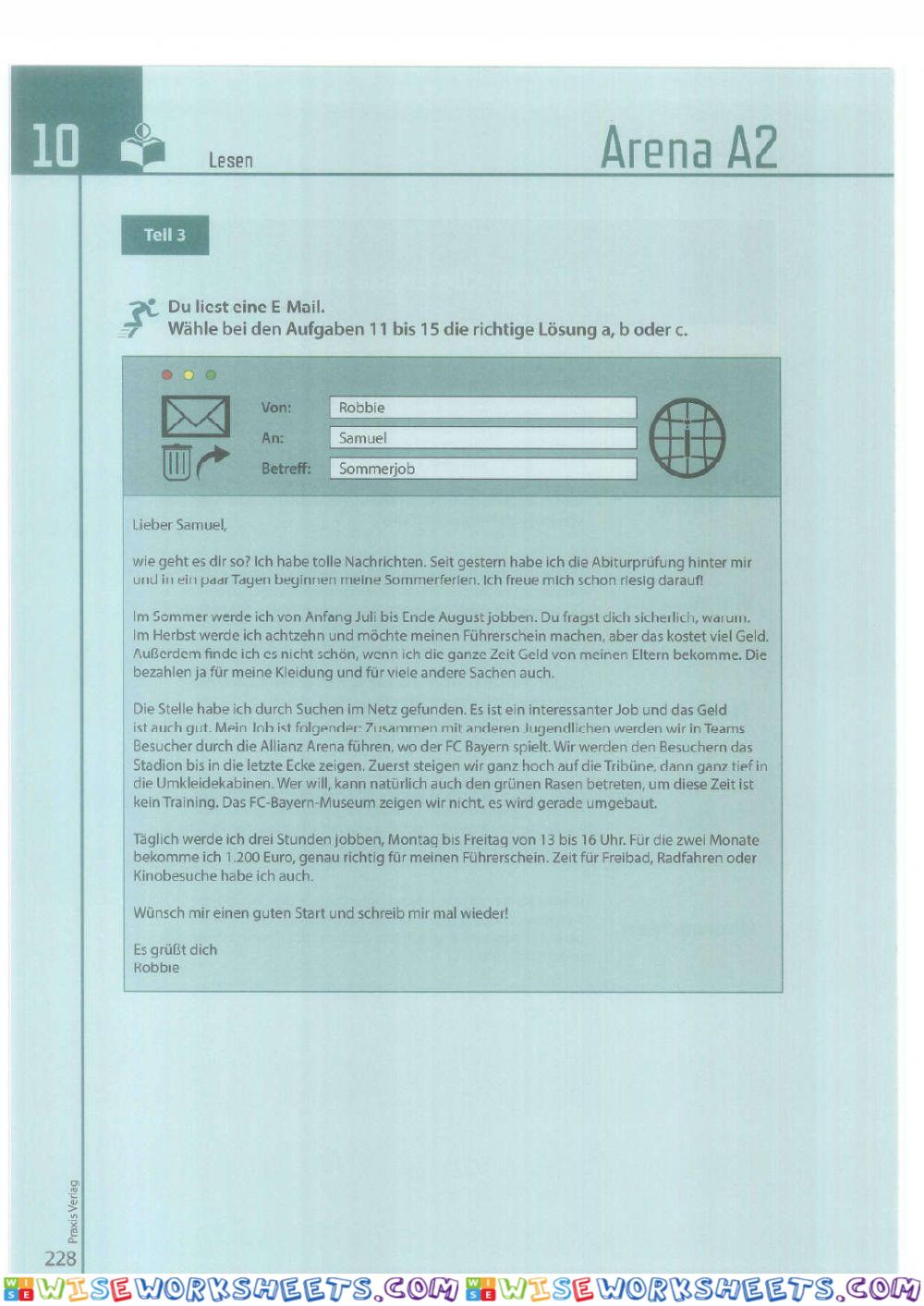worksheet