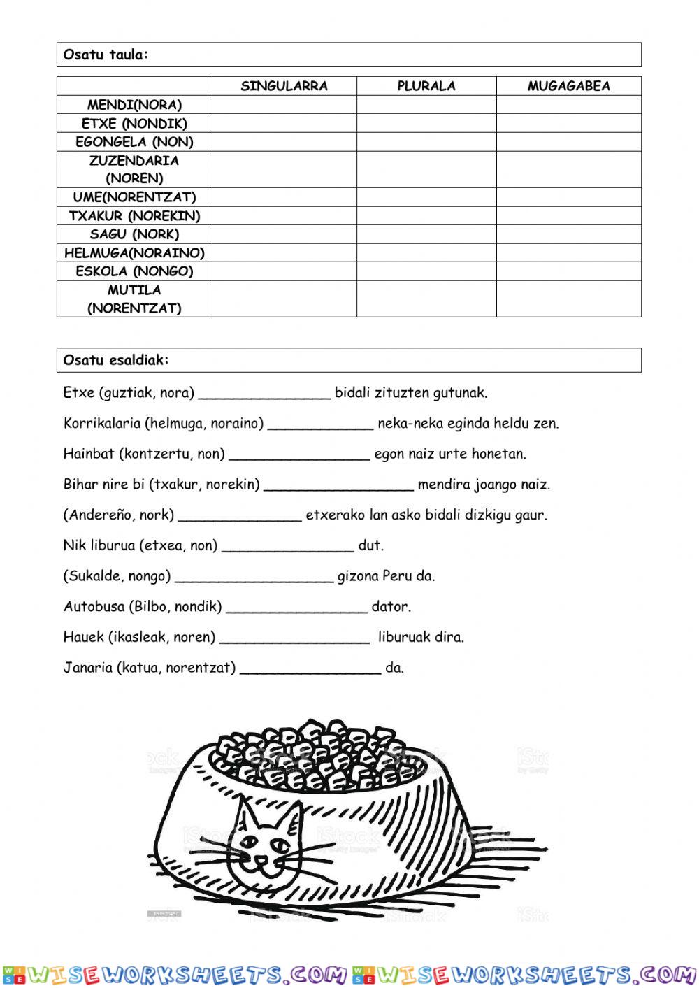 worksheet