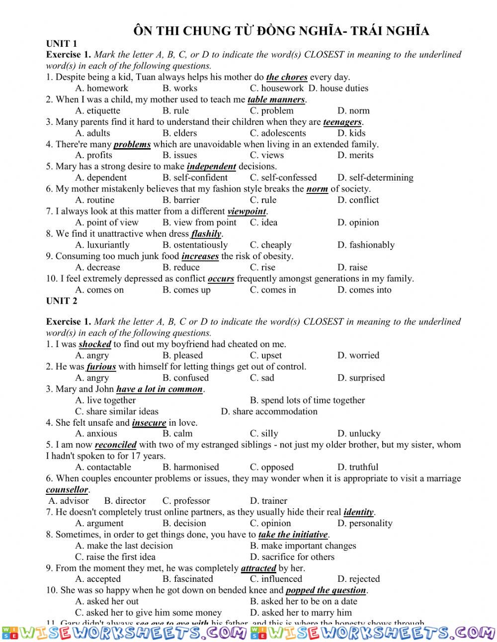 Gr11-the first mid-term test 2