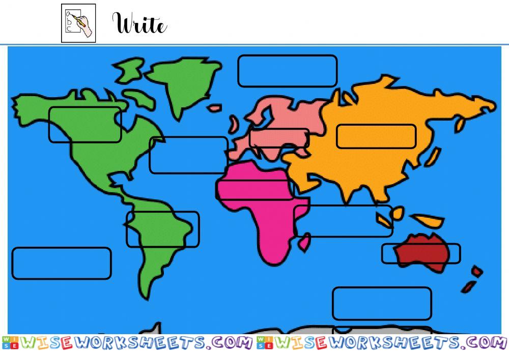 Continents and Oceans