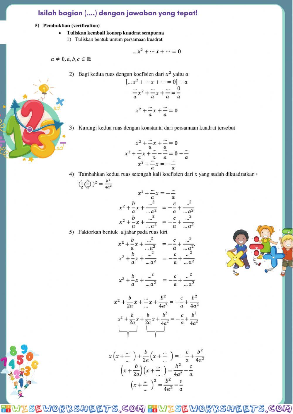 worksheet