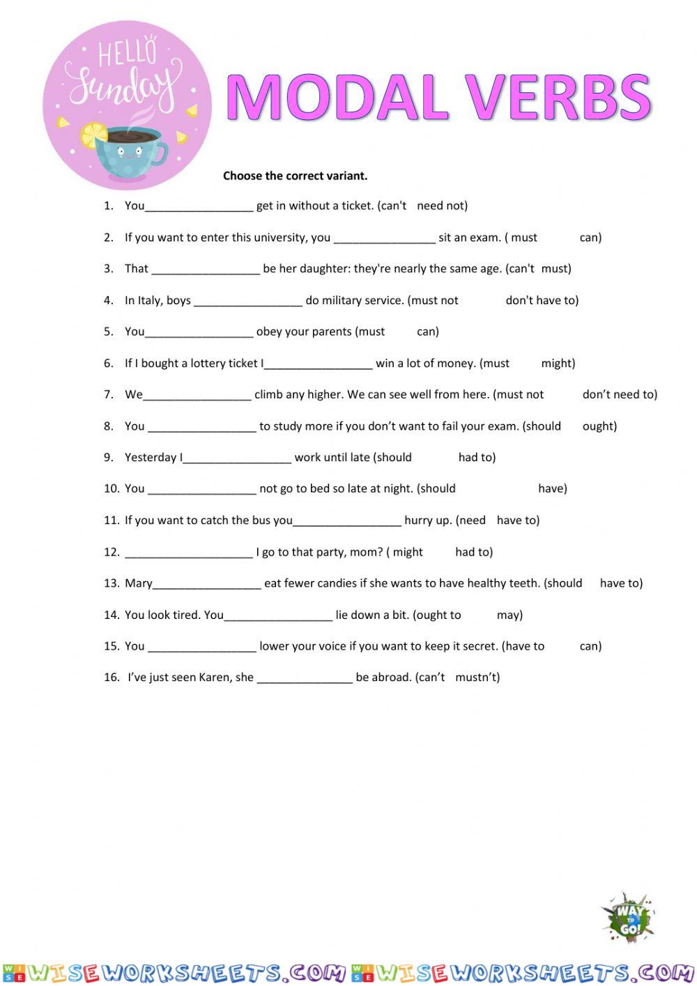 worksheet