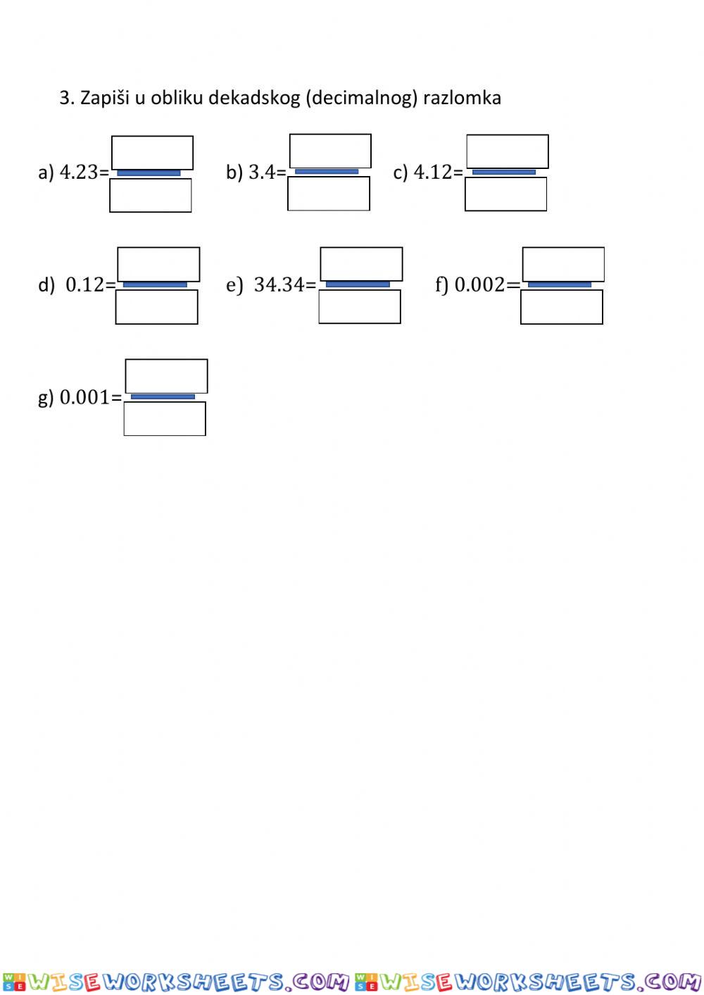 worksheet