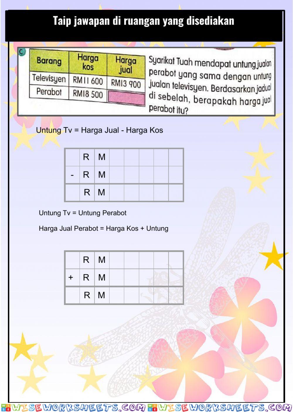 worksheet