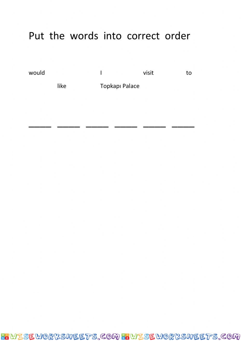 worksheet