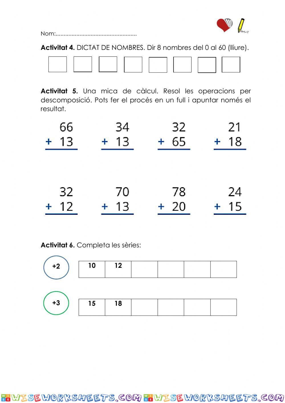 worksheet