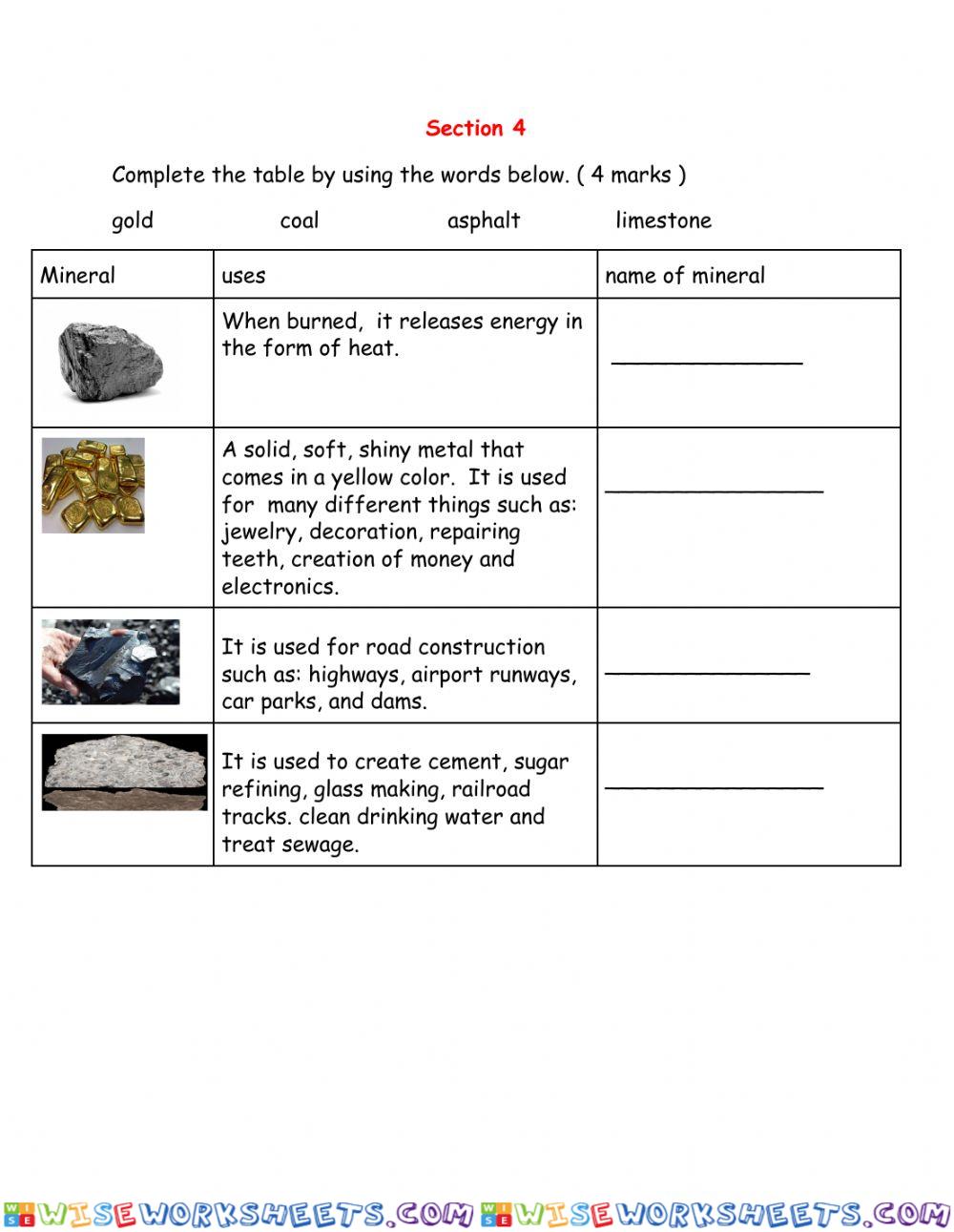 worksheet