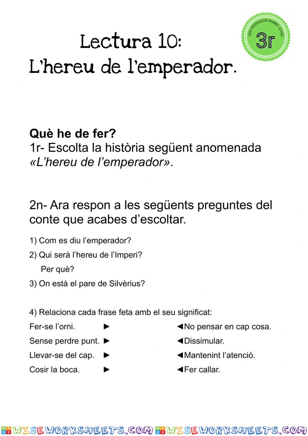 L'hereu de l'emperador