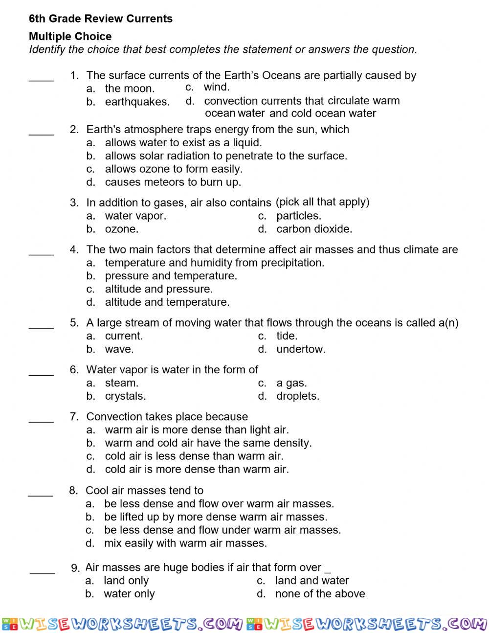 6th Grade Review Current-1