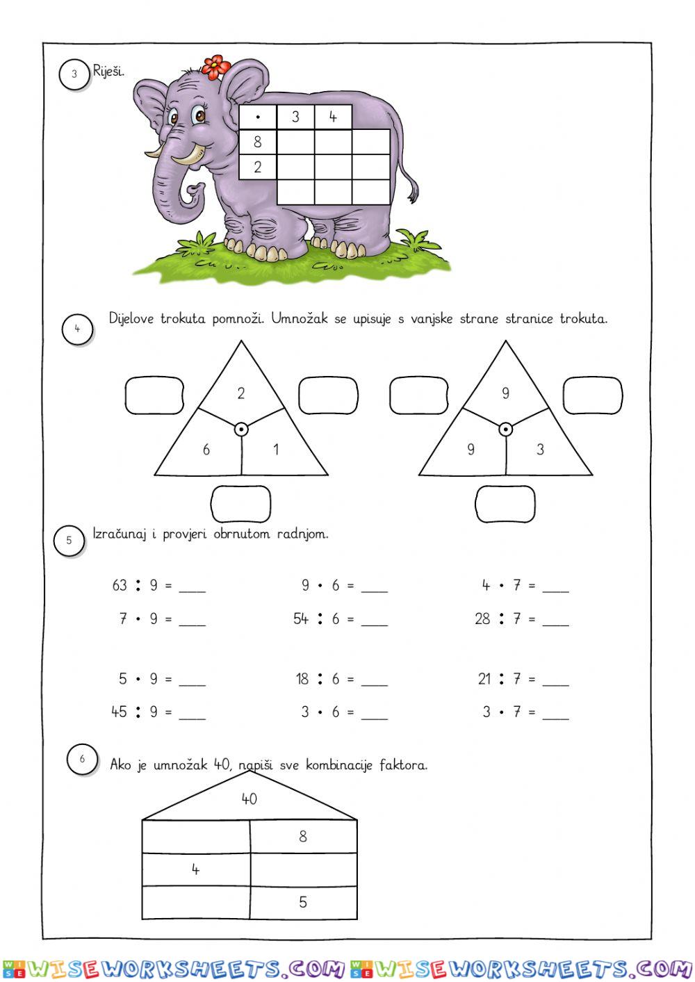 worksheet