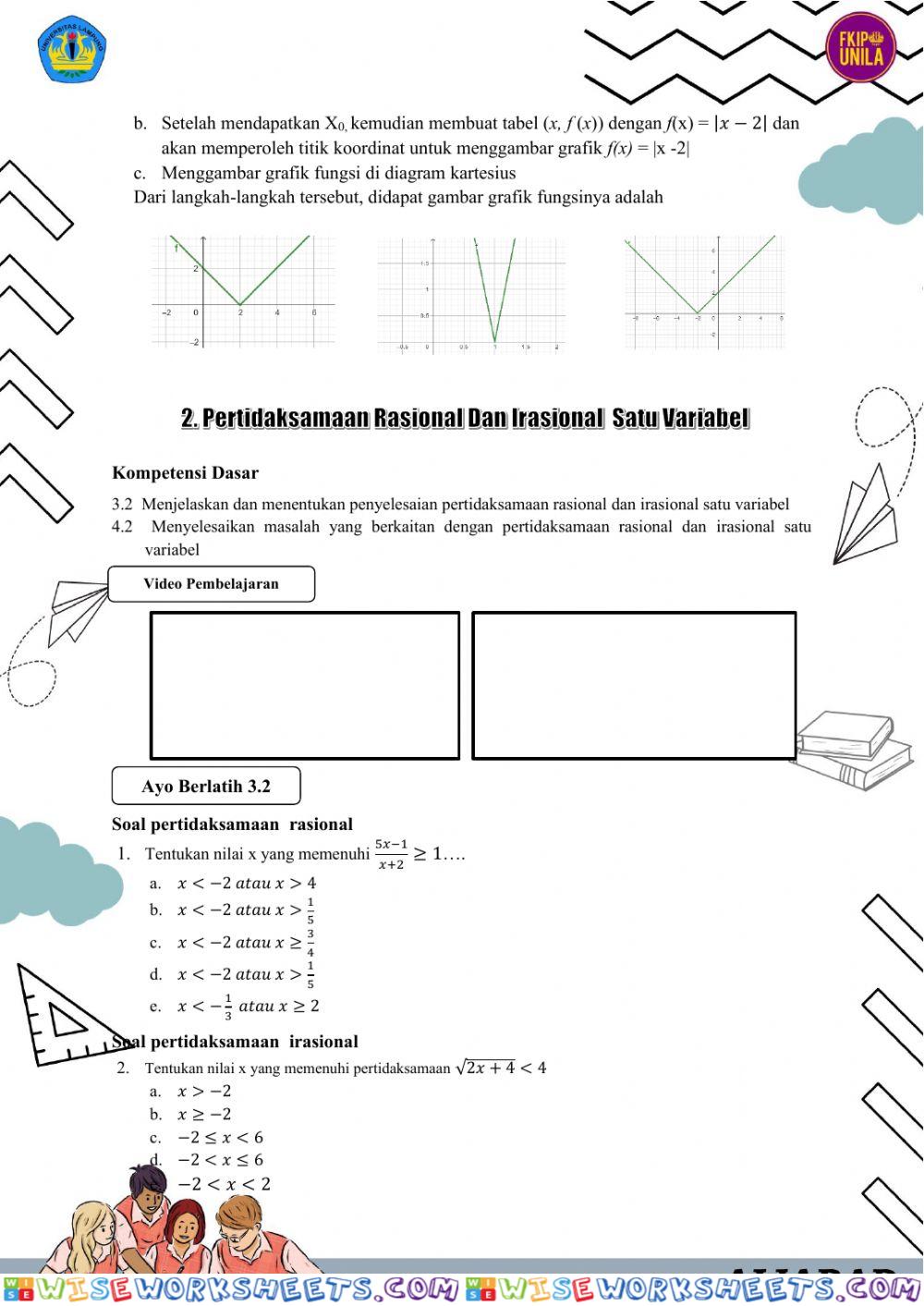 worksheet