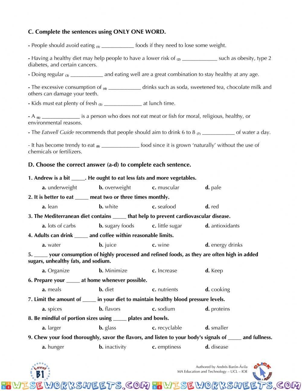 worksheet