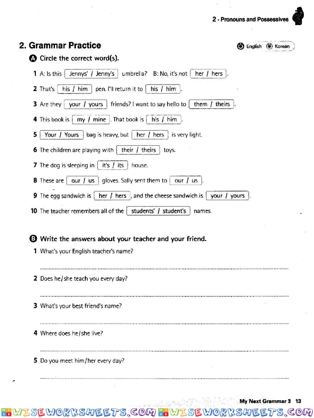worksheet