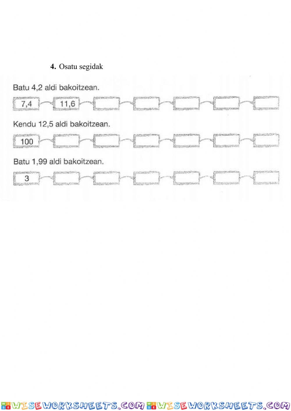 worksheet