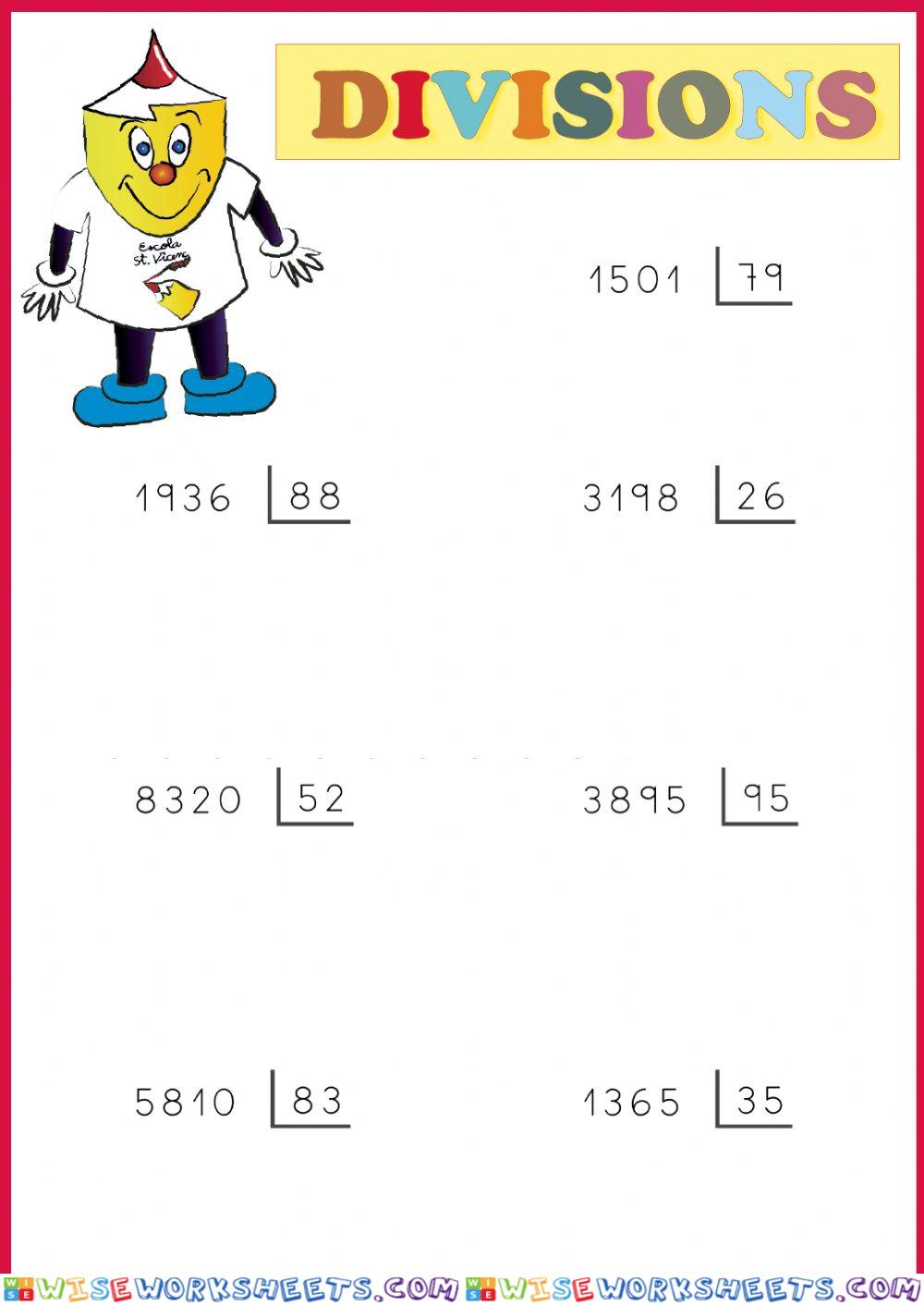 Divisions -4-