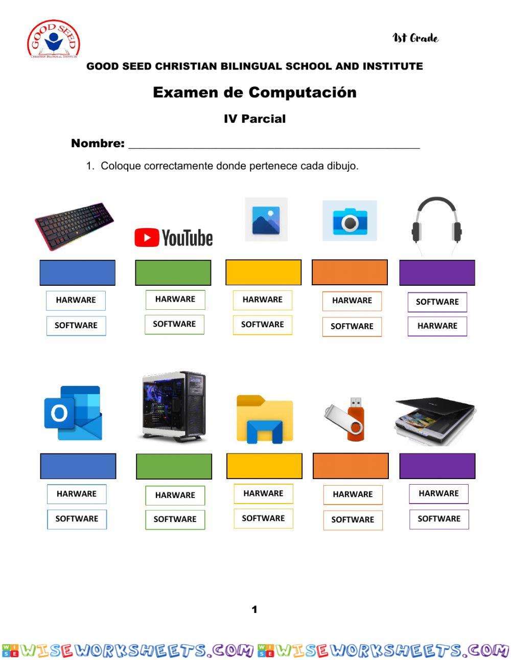 Examen de Computación IV Parcial