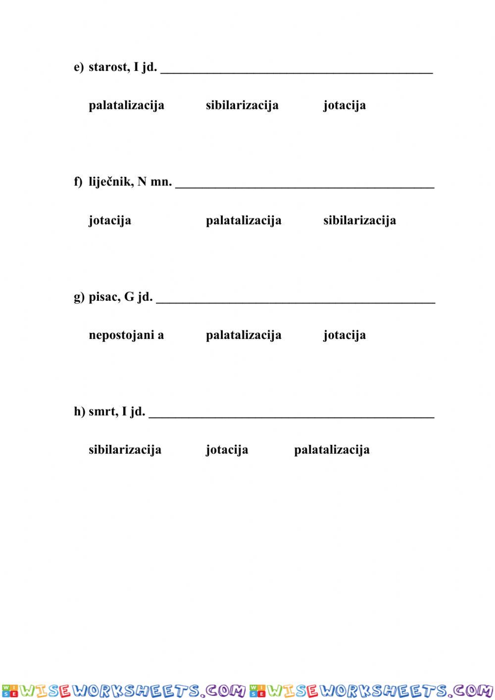 worksheet