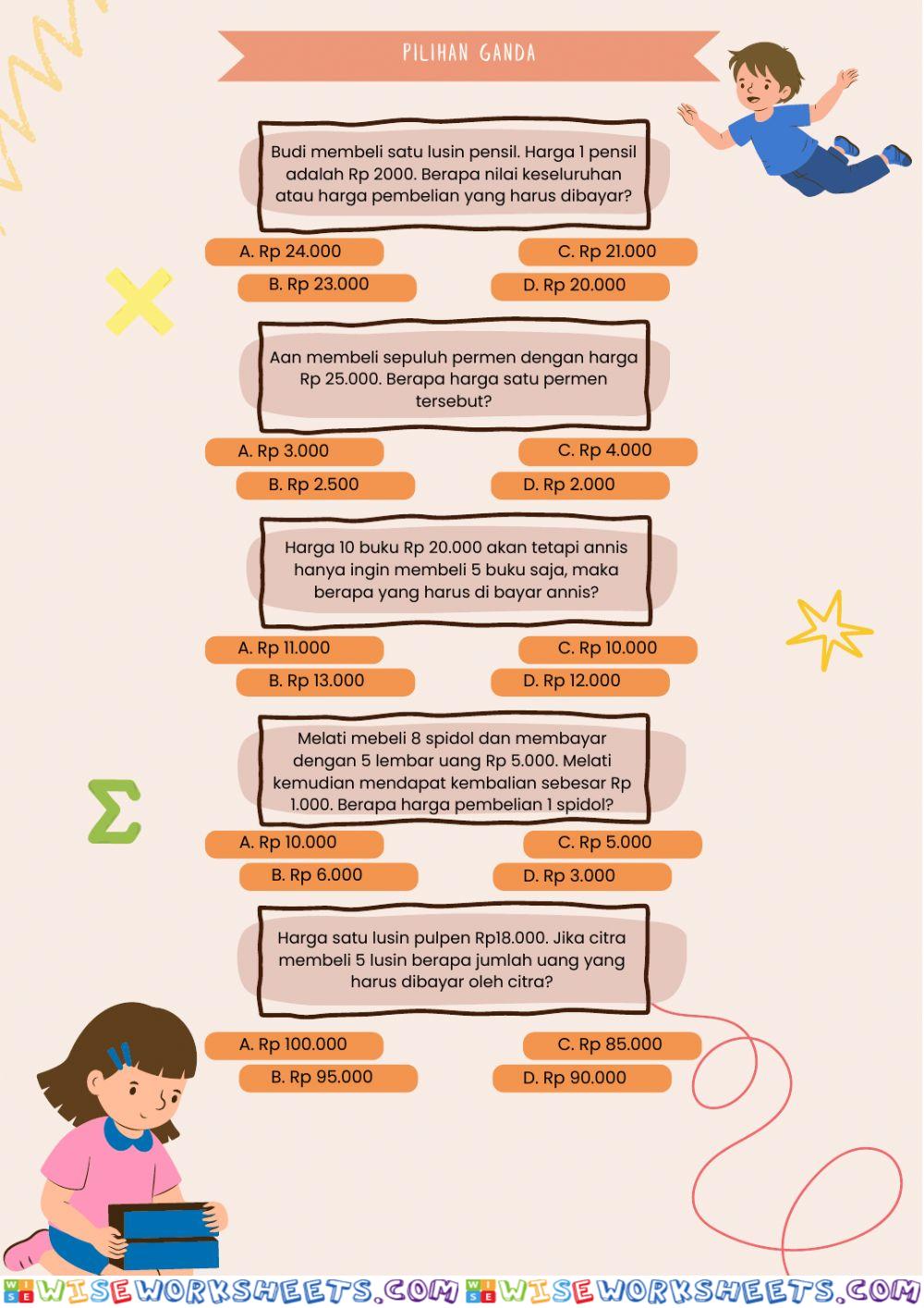worksheet
